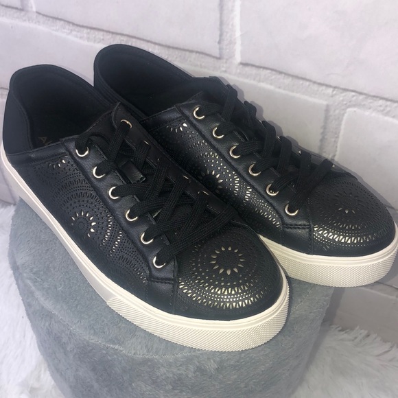 Aldo Shoes - Aldo low top sneakers w/filigree laser cut design